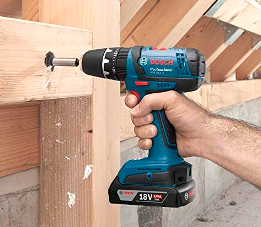 Шуруповёрт аккумуляторный ударный BOSCH GSB 18-2-LI 18В 2Ач-3