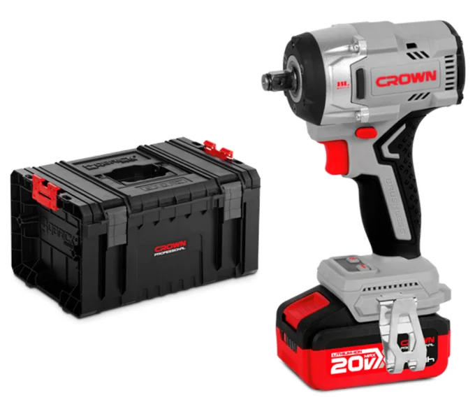 Гайковерт аккумуляторный CROWN CT22062HX-5 IMC 20В 5Ач 550Нм-1