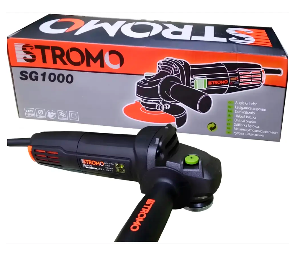 Угловая шлифмашина STROMO SG1000 1000вт 125мм-3