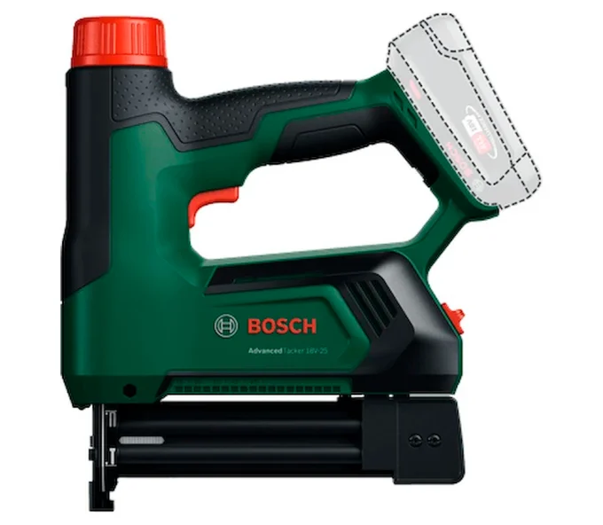 Степлер аккумуляторный BOSCH AdvancedTacker 18V-25 (Solo) 30уд/мин 18В-2