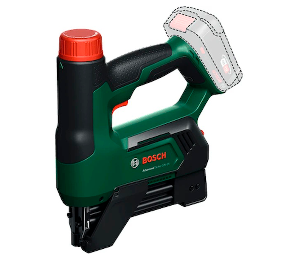 Степлер аккумуляторный BOSCH AdvancedTacker 18V-25 (Solo) 30уд/мин 18В