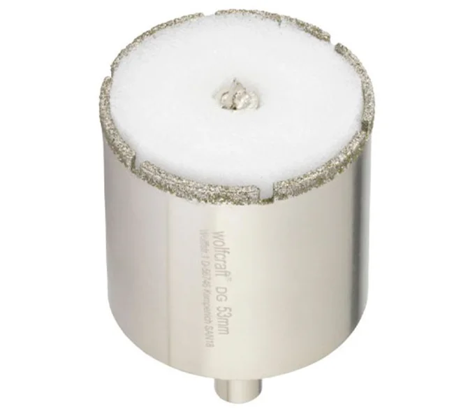 Carotă de găurit Wolfcraft 5929000 Diamantată 53mm-1