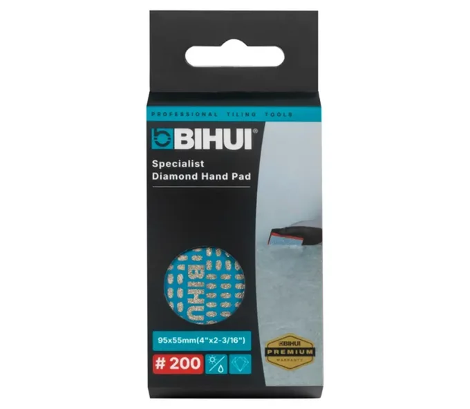 Burete diamantat pentru șlefuit BIHUI DMP200 N200 95x55 mm-4