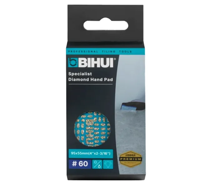 Burete diamantat pentru șlefuit BIHUI DMP060 N60 95x55 mm-4
