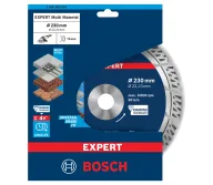 Disc de tăiat cu diamant BOSCH EXPERT MultiMaterial 230mm Segmentat Beton/Piatră/Cărămidă-2