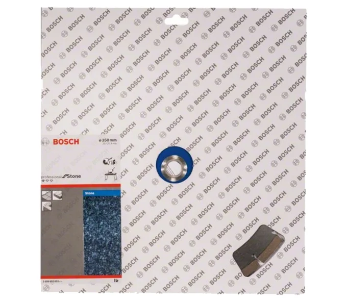 Disc de tăiat cu diamant BOSCH Standard for Stone 350mm Segmentat Beton/Piatră-2