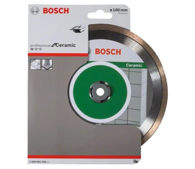 Disc de tăiat cu diamant BOSCH Standard for Ceramic 180mm Solid Ceramică/Marmura/Granit-2