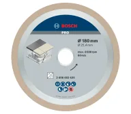 Disc de tăiat cu diamant BOSCH Best for Ceramic 180mm Solid Ceramică/Marmura/Granit-1