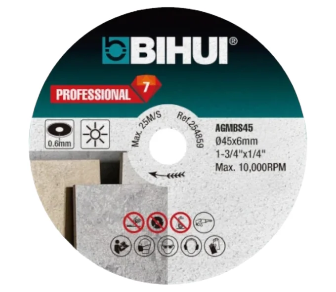 Disc diamantat mini BIHUI AGMBS45 45mm Solid Ceramică/Marmura/Granit-1