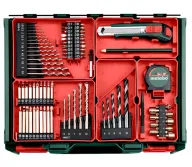 Mașină de găurit cu percutie METABO SBE 650 Set 650w-4