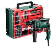 Mașină de găurit cu percutie METABO SBE 650 Set 650w-1