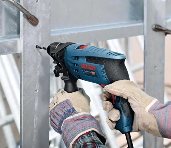 Mașină de găurit cu percutie BOSCH GSB 1600 RE 750w-3