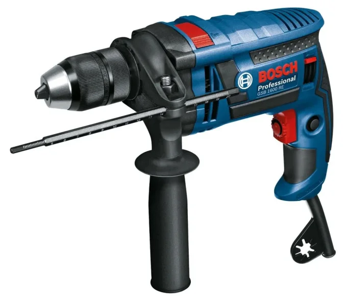 Mașină de găurit cu percutie BOSCH GSB 1600 RE 750w-1