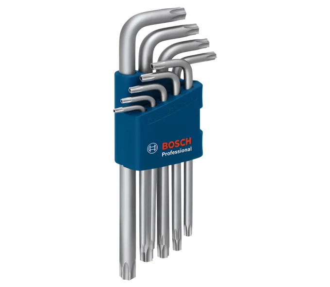 Set 9 chei de tip stea (Torx) BOSCH 1600A01TH4 T10xT50-1