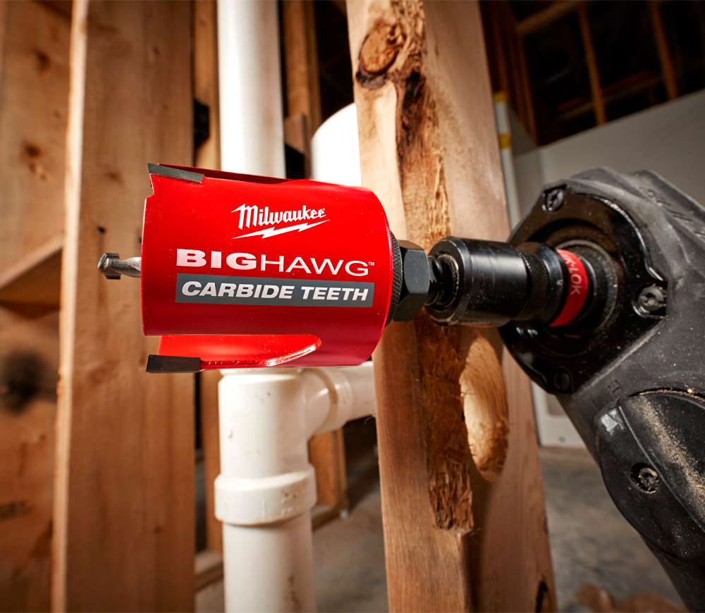 Carotă de găurit MILWAUKEE Big Hawg Din carbură pe multimaterial 54mm-2
