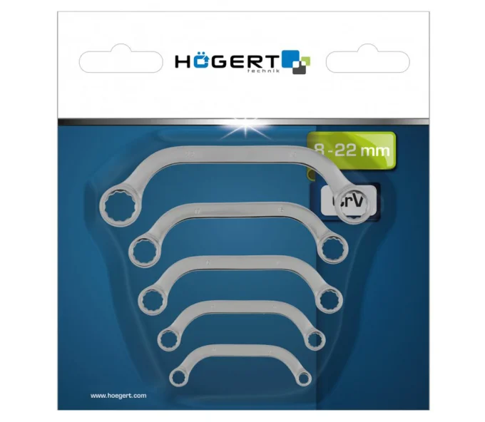 Set de chei inelare tip «C» HOEGERT HT1W599 8-22mm-2