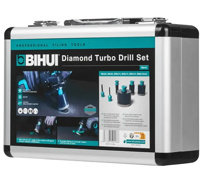 Set carote BIHUI DBDFK6 Diamantată 6/8/20/35/50/68mm-3
