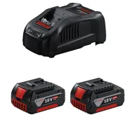 Набор аккумуляторных инструментов BOSCH GBH 18V-26 + GDX 18V-200 + GWS 18V-10-5