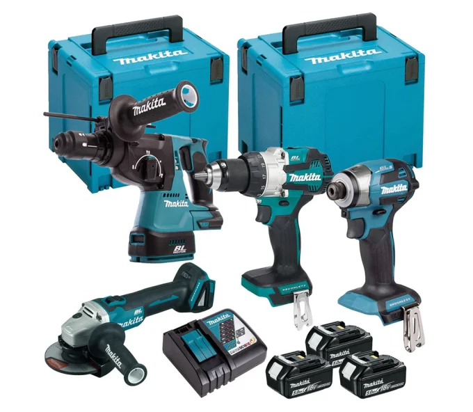 Set 4 unelte cu acumulator MAKITA DLX4195JX1-1
