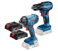 Set de unelte cu acumulator BOSCH GSR 185-Li + GDR 180-Li-5