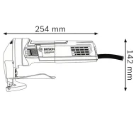 Электрические ножницы по металлу Bosch GSC 75-16 Professional 750W-4