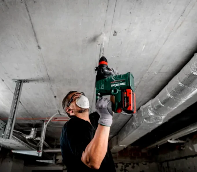 Ciocan rotopercutor cu acumulator METABO KH 18 LTX BL 35 Q 4.2J 18V 8Ah-7