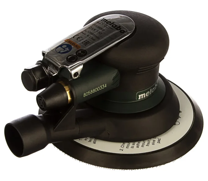 Mașină de șlefuit excentrică pneumatică METABO DSX 150 6.2bar-3