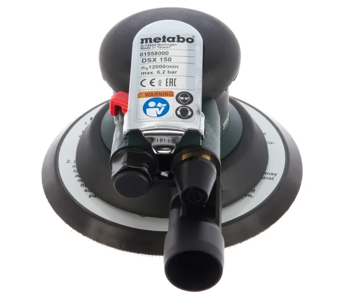 Mașină de șlefuit excentrică pneumatică METABO DSX 150 6.2bar-8