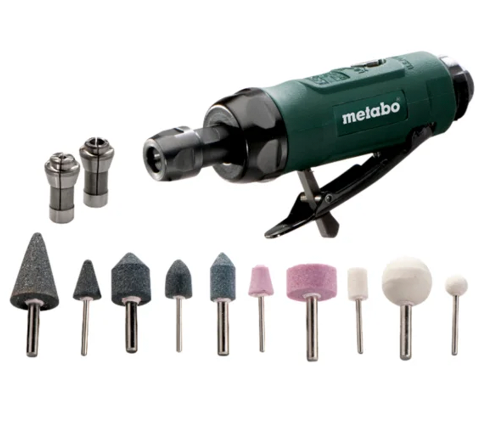 Пневматическая прямая шлифмашина METABO DG 25 Set 6.2бар