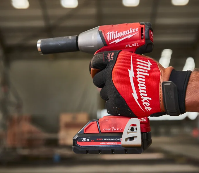 Mănuși de lucru din piele MILWAUKEE Hybrid Leather 7/S-3