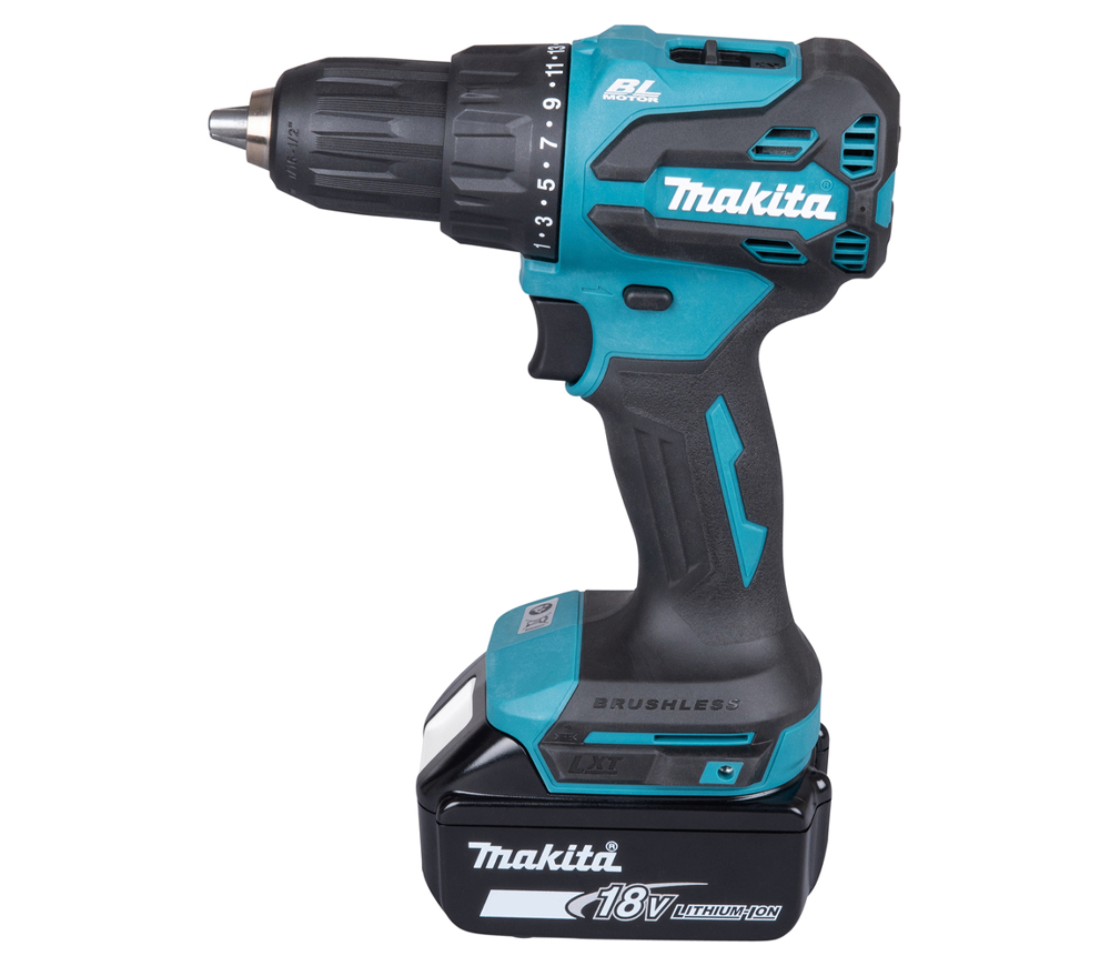 Mașină de înșurubat cu percuție cu acum. MAKITA DHP490WVE 18V 2Ah photo 0