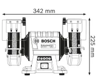 Точильный станок BOSCH GBG 35-15 350вт 150мм-5