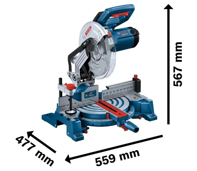 Fierăstrău  circular staționar BOSCH GCM 254 1750w 254mm-3