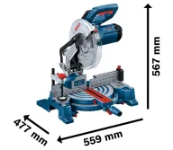 Fierăstrău  circular staționar BOSCH GCM 254 1750w 254mm-3