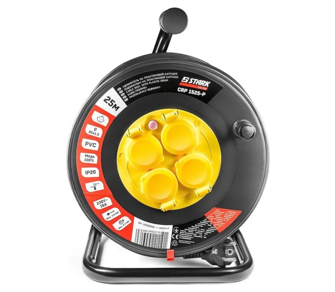 Prelungitor pe tambur 25m STARK CRP 1525-P-2
