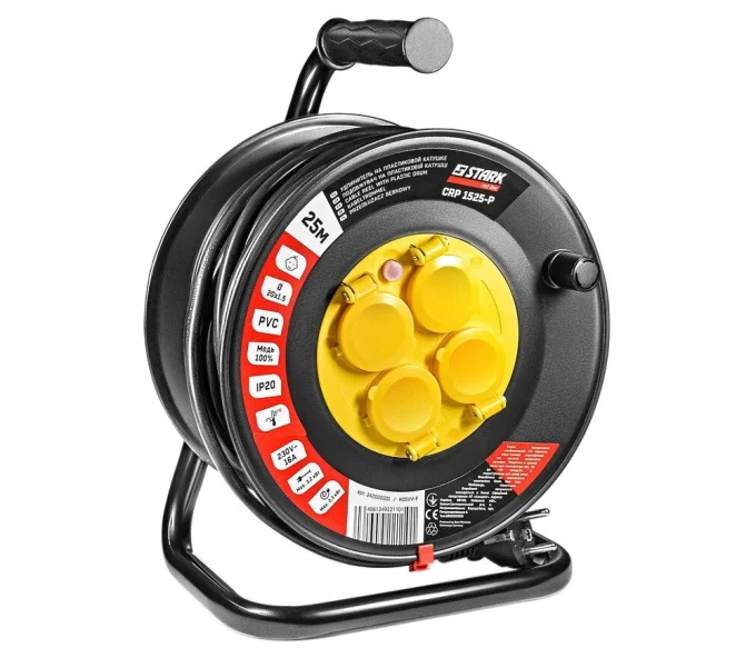 Prelungitor pe tambur 25m STARK CRP 1525-P-1