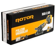 Угловая шлифмашина аккумуляторная ROTOR RAG-2.6A 125мм 21В 2.6Ач-3