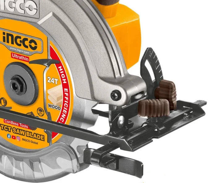 Fierăstrău circular cu acumulator (fara bat) INGCO CSLI1652 165mm 20V-3