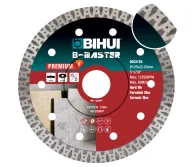 Disc de tăiat cu diamant BIHUI DCCA125 125mm Turbo Ceramică/Marmura/Granit-1