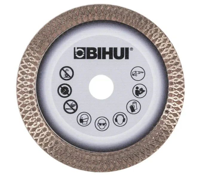 Disc de tăiat cu diamant BIHUI AGMN76-BT 76mm Turbo Ceramică/Marmura/Granit-2