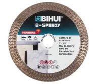 Disc de tăiat cu diamant BIHUI AGMN76-BT 76mm Turbo Ceramică/Marmura/Granit-1