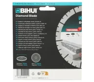Алмазный отрезной диск BIHUI DCBS130 130мм Сегментированный Керамика/Керамогранит/Мрамор-3