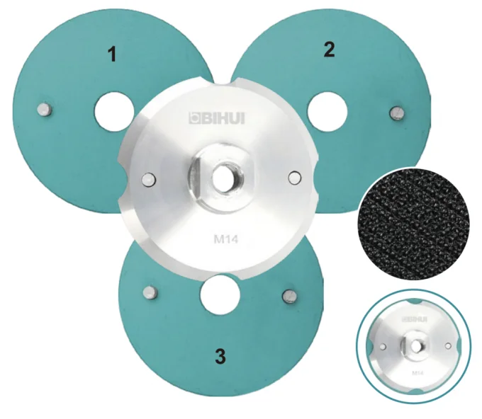 Set suport magnetic BIHUI PLATFORM 100 mm DPPM4-1