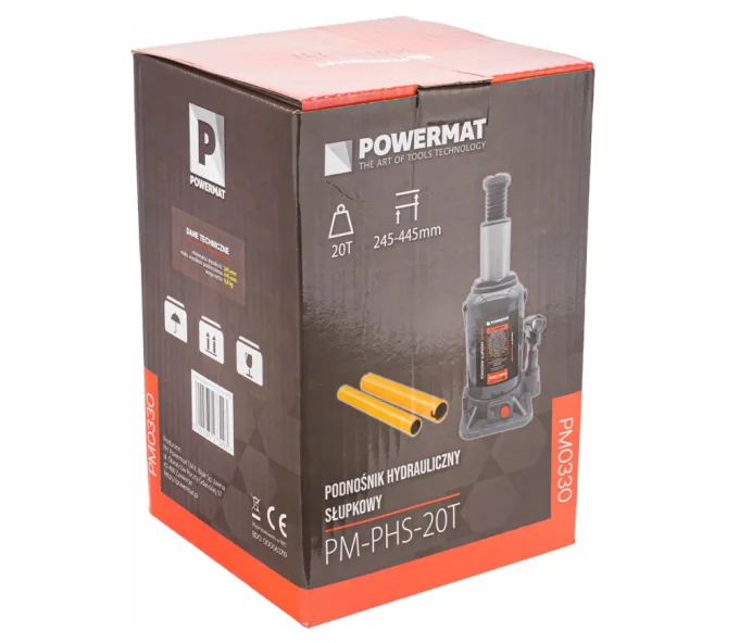 Cric POWERMAT PM-PHS-20T 245-445 mm 20000kg-5