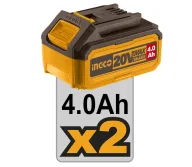 Mașină de înșurubat cu impact cu acumulator INGCO CIWLI2085 20V 4Ah 1000Nm-2