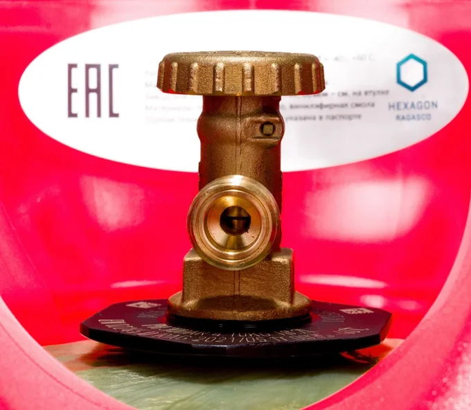 Butelie gaz Hexagon Ragasco LPG 100579 18.2L-2
