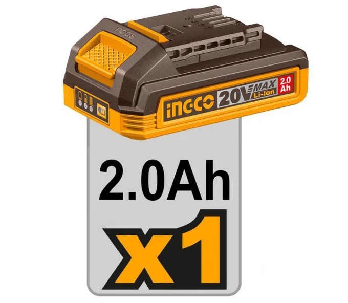 Pulverizator de vopsea fără fir INGCO CSGLI2004 20V 2Ah 0.2bar-2