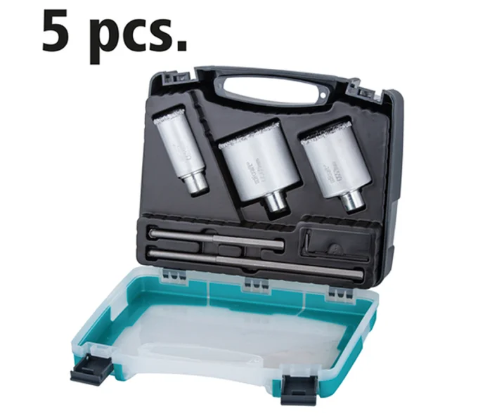 Set carote cu carbură de wolfram Wolfcraft 1003000 Carbură de wolfram 8/33/53/68mm-2