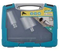 Set carote cu carbură de wolfram Wolfcraft 1003000 Carbură de wolfram 8/33/53/68mm-8