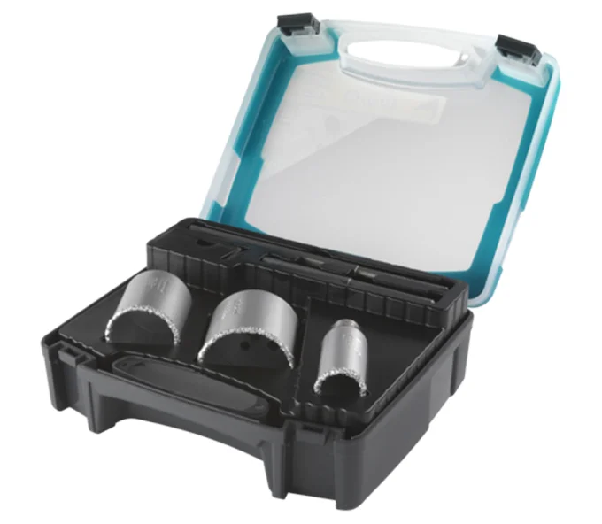 Set carote cu carbură de wolfram Wolfcraft 1003000 Carbură de wolfram 8/33/53/68mm-1